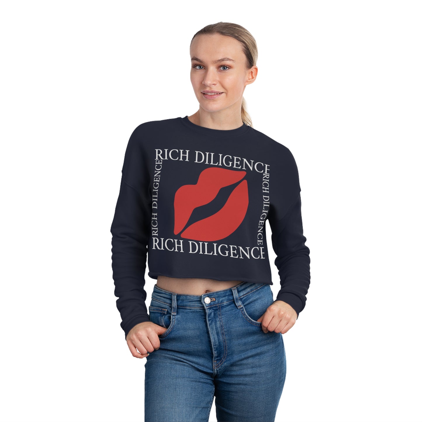 Rich Diligence Women's Cropped Sweatshirt