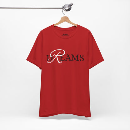 Rich Diligence Dreams unisex Jersey Tee