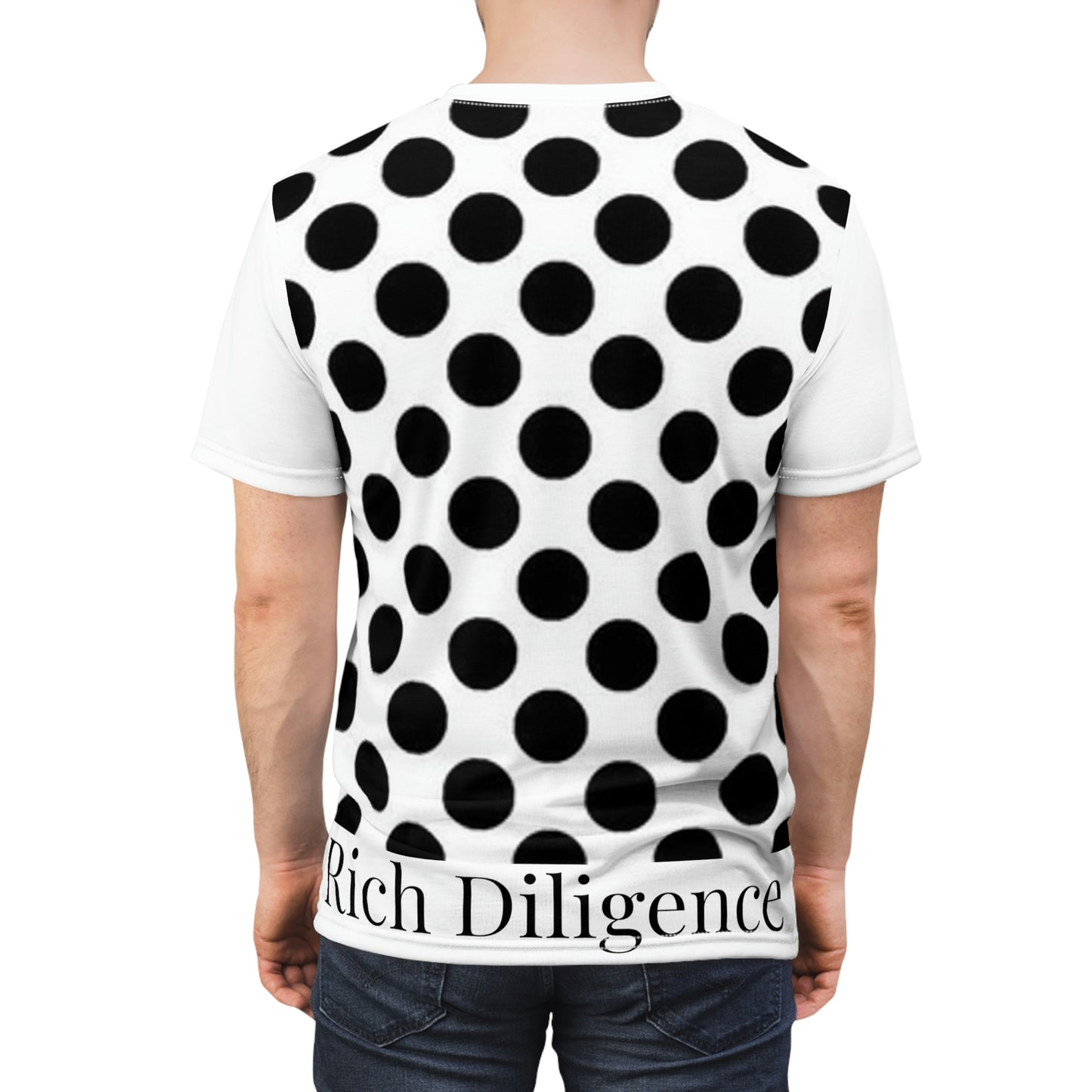 Rich Diligence unisex AOP Cut & Sew Tee