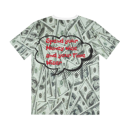 Rich Diligence Designer Men's Polyester Tee